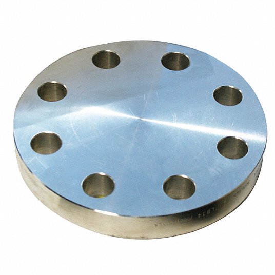 Pipe Flange, Blind Flange, 304/304L Stainless Steel, 1/2Inch Pipe Size, 3 3/4Inch Flange Outside Dia Pipe Flange Grainger Approved 4HWC4