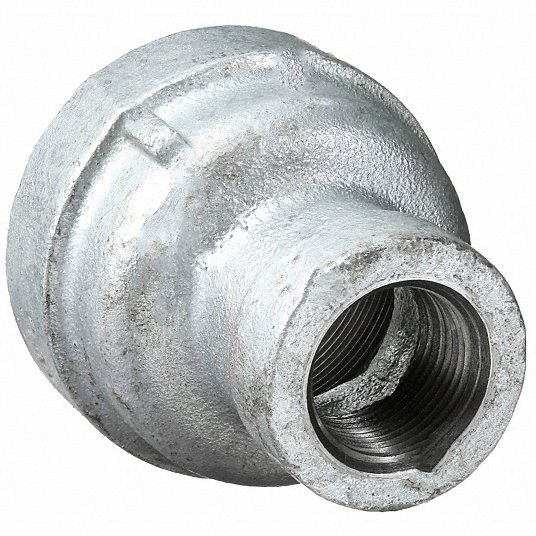 Reducer Coupling: Malleable Iron, Pipe Size 1-1/4 Inch x1 Inch , Class 300 Reducer Coupling Grainger Approved 1XKW3