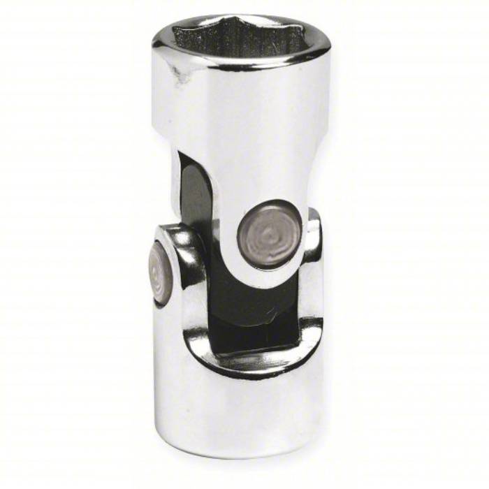 Flex Socket, 1/4 inch Drive Size, 7/32 inch Socket Size, 12-Point, Alloy Steel, Standard, Chrome Finish, SAE Flex Socket Proto J4770TA
