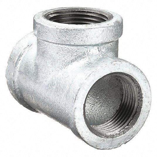 Tee, Malleable Iron, 1 1/4Inch x 1 1/4Inch x 1 1/4Inch Pipe Size, NPT x NPT x NPT Tee Grainger Approved 5P847