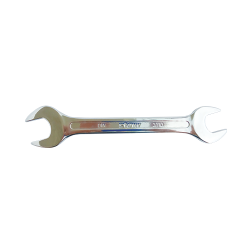 DOUBLE OPEN END SPANNER MIRROR FINISH, 24x27 mm SPANNER Stony 8176658
