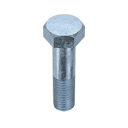Hex Head Cap Screw: Steel, Zinc Plated, Head Width 15/16 Inch, Thread Size 5/8Inch-11, Fastener Length 2 1/2Inch Hex Head Cap Screw Grainger Approved U01200.062.0250