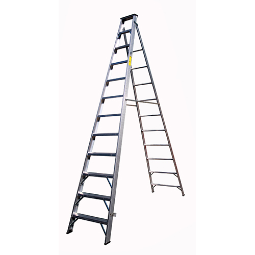 Aluminum Two-in-One Ladder Step 12 (3.6m) Ladder Reach TIO12