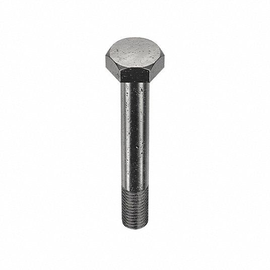 Heavy Hex Bolt: Carbon Steel, Plain, Thread 11Inch, Head Width 1 1/16 in, 5 Pcs Heavy Hex Bolt Grainger Approved HVHS.000289.50