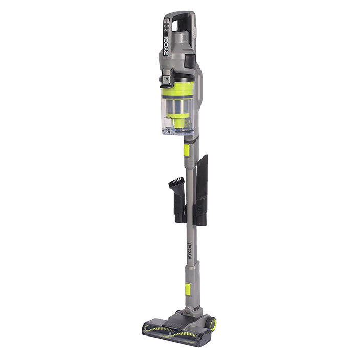 Cordless Floor Vacuum Cleaner, 30 AirWatt Suction Power, 820 l/min Airflow, 24 cm Wide Floor Nozzle Cordless Floor Vacuum Cleaner Ryobi RSVS18-0