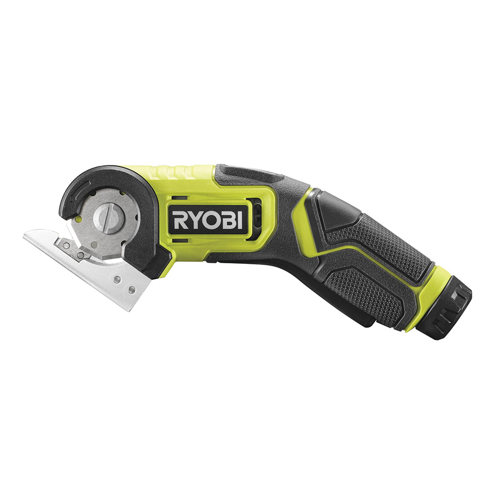 Cordless Electric Scissors 4V, For cardboard, fabric, leather, carpets, and plastics, 0.27 kg Cordless Electric Scissors Ryobi RCT4-0