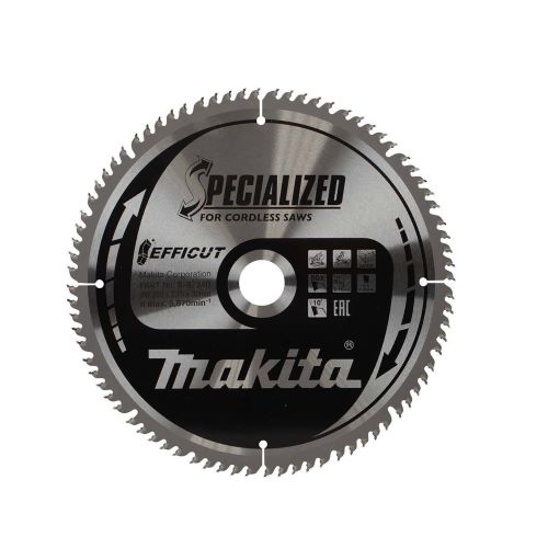 Circular Saw Blade, 260 MM X 30 MM X 80T, For Wood Circular Saw Blade Makita B-67240