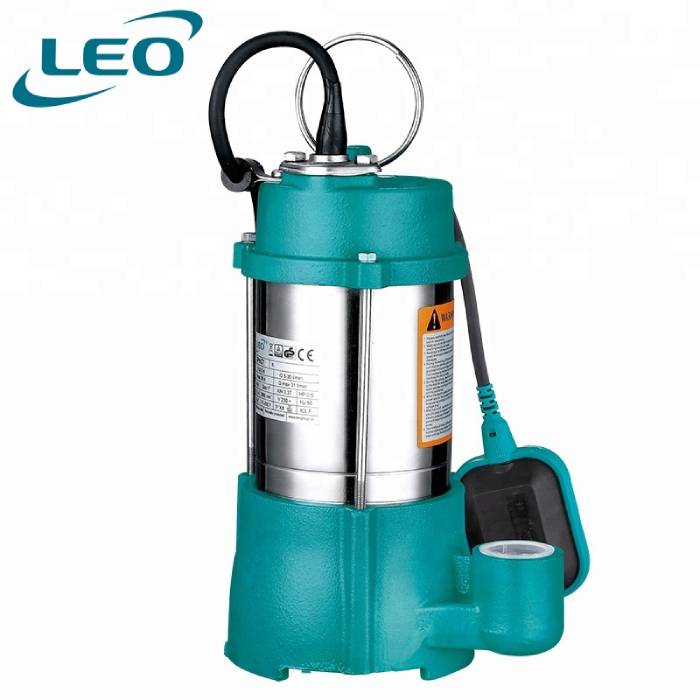 Submersible Peripheral Pump, 220V/60Hz, with float switch, 0.37 Kw, 0.5HP, Pipe size 1 inch x 1 inch, Maximum head 41 Meter, Maximum flue rate 33.4 Liter/Minute, 7.56 Kg Clearance offer without warranty. Spare parts are discontinued Water Pump Leo SPM37A