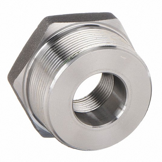 Bushing: 1/2Inch x 1/4Inch Pipe Size, Forged Steel, Male NPT x Female NPT Bushing Grainger Approved 1MNJ6