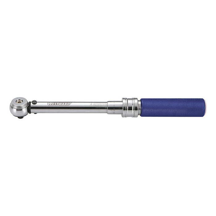 Micrometer Torque Wrench, 1/4 inch Drive Size, 11-1/2 inch Overall Length Micrometer Torque Wrench Westward 6PAG8