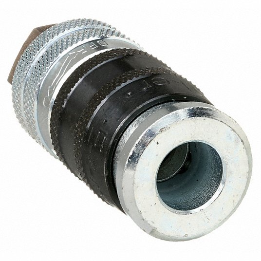 Quick Connect Hose Coupling, Industrial, Steel, Socket Hose Coupling Parker EZ-501-8FP
