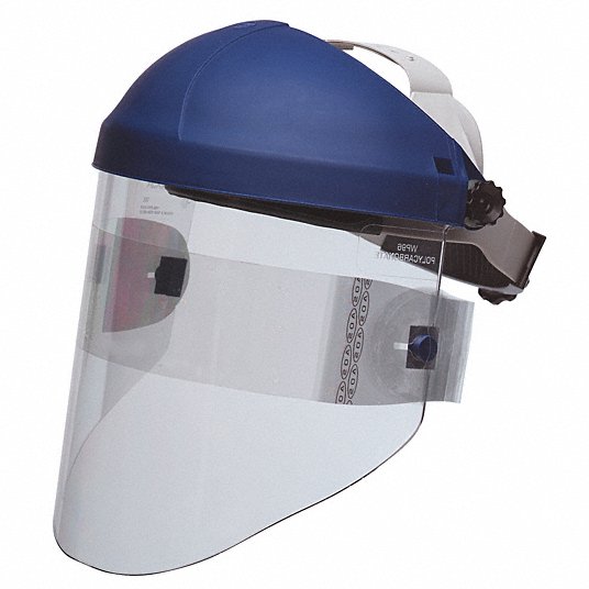 Faceshield Visor, Clear, Uncoated, Polycarbonate, 9 inch Visor Ht, 14 1/2 inch Visor Wd Faceshield Visor 3M 82701