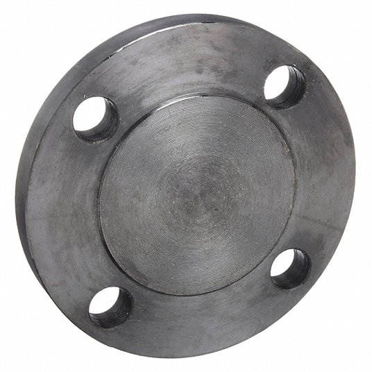 Pipe Flange: Steel, 2 in Pipe Size, Raised Face Blind Flange, Class 150 Pipe Flange Grainger Approved 4TXE3