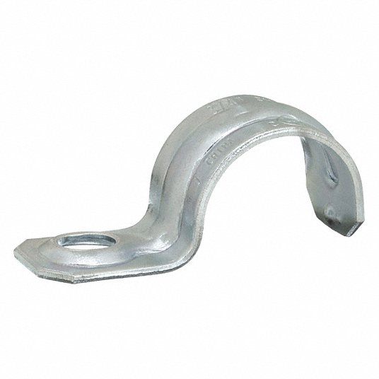 One Hole Conduit Strap, Steel, 3/4 Inch, PK 50 One Hole Conduit Strap Grainger Approved 6XC42