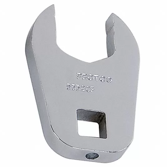 Crowfoot Socket Wrench, 1/2 inch Drive Size, 1 3/16 inch Head Size, Alloy Steel, Chrome Finish Crowfoot Socket Wrench Proto J5338CF
