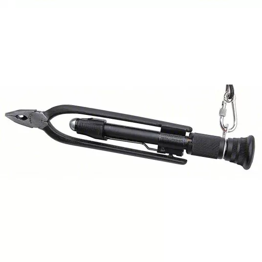 Wire Twister Plier, 8 3/4 inch Overall Lg, Plain Grip, Tether Ready, For 0.41 inch Max Wire Dia Wire Twister Plier Proto J196-TT