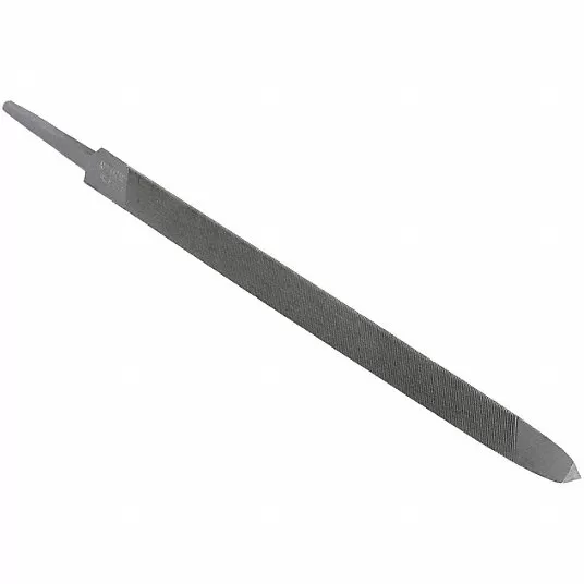 Machinists File, Triangular, Single-Cut, Smooth Cut, 6 inch Length without Tang, 15/64 inch Width Machinists File Nicholson 14665MN