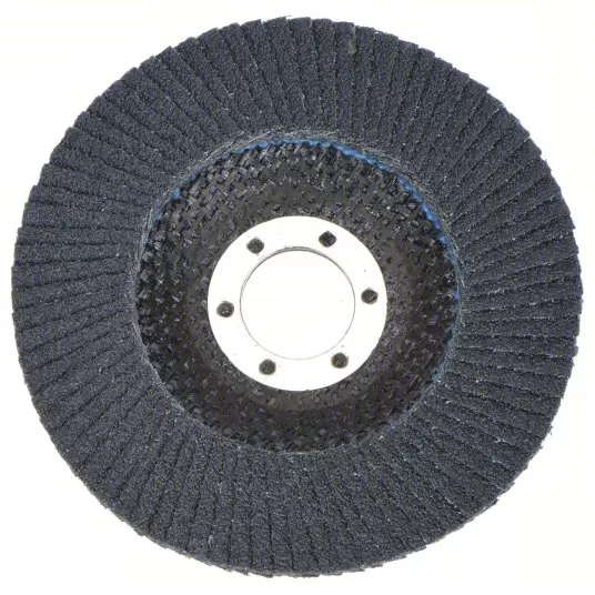 Flap Disc, Type 27, 7 inch x 7/8 inch, Zirconia Alumina, 60 Grit, Heavy Duty Flap Disc Westward 6NZ04