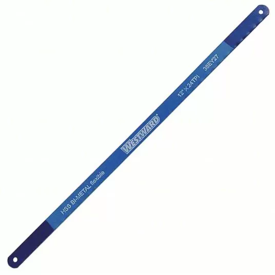 Hacksaw Blade, 12-inch Length, Bi-Metal, 1/2 inch Width, 0.022 inch Thickness Hacksaw Blade Westward 38EY27