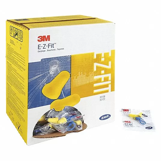 Ear Plugs, Bell, 28 dB , Gen Purpose, Corded, Disposable, Roll-Down, S Earplug Size, 200 PK Ear Plugs 3M 312-1222