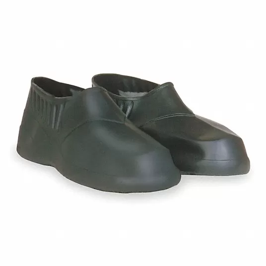 Overshoe, Ankle Shoe, Plain, Chevron, 13 to 14 Fits Shoe Size, Black, 1 Pair Overshoe TALON TRAX 3XE85