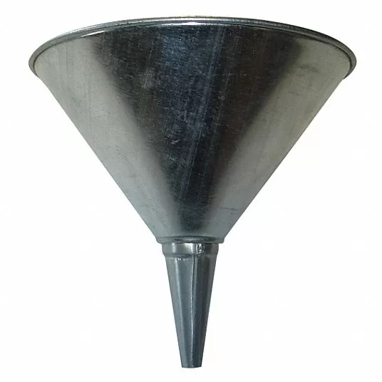 Funnel Strainer, Metal, 8 In. Dia 8 Funnel Strainer Alc 41907