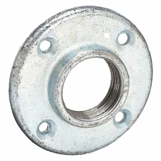 Pipe Flange, Floor Flange, Ductile Iron, 3/4 in Pipe Size, 3 1/2 in Flange Outside Dia Floor Flange Anvil 311105209