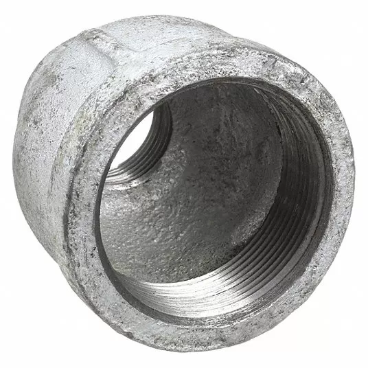 Reducing Coupling, Malleable Iron, 1/2 in x 3/8 in Pipe Size, NPT x NPT, Class 150 Reducing Coupling Anvil 311085401