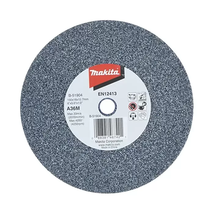 Grinding Wheel, 150 X16 X 12.7mm, For Bench Grinder Model 9306S Grinding Wheel Makita B-51904