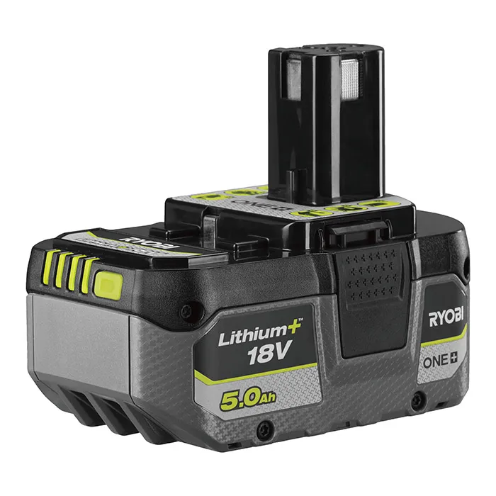 18V Battery, 5Ah, Lithium ion, With charger level indicator 18V Battery Ryobi RB18L50