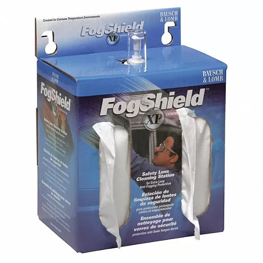 Fog Shield XP Lens Cleaning Station, 1,520 Wipe Count, 6 1/2 in (W) x 4 3/4 in (L) Wipe Size Lens Cleaning Station Bausch & Lomb 8577