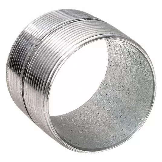 Close Thread Galvanized Steel Nipple, 3/8 in x , Pipe Schedule 40 Steel Nipple Beck 331009605
