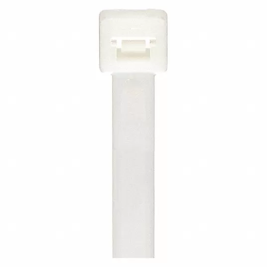 Cable Tie, Standard, Actual Length 7 in, Color White, PK 100 Cable Tie Brady 81762