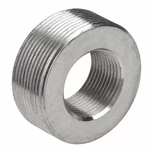 Reducing Bushing, 316 Stainless Steel, Polished, 1 1/2 in_1/2 in Trade Size, 1 27/32 in Overall Lg Reducing Bushing Calbrite S61500FB05