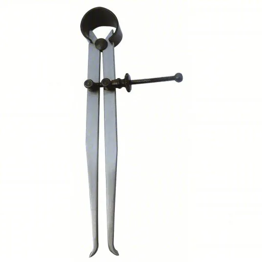 Inside Spring Caliper, Maximum Measurement 200 mm, 8 in, Joint Type Spring, Nut Type Solid  Inside Spring Caliper Westward 40L729