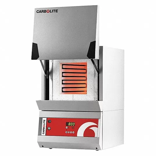 Natural Gravity Box Furnace, 0.812 Cu. Ft. , 27.75 inH x 20 in W x 26.5 in D Lab Furnace Carbolite CWF 12/23