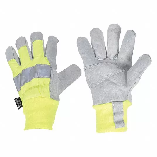 Leather Gloves, Size XL, Cowhide, 1 PR Gloves Condor 4NHF3