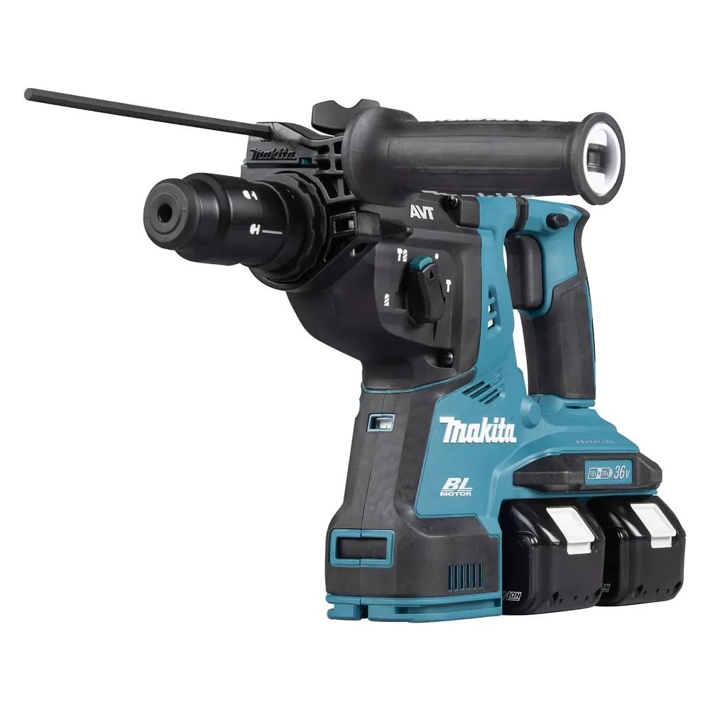 Cordless Brushless Combination Hammer 28mm, For Concrete, Steel, Wood, 3 Operation Modes, 36V, 980rpm, 4.9kg Cordless Brushless Combination Hammer Makita DHR280PT2J