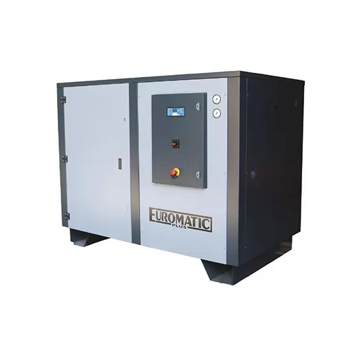 SCREW COMPRESSOR, 100 HP, 375 CFM,10 BAR, 143 psi SCREW COMPRESSOR Euromatic Plus MX 125 DRIVEN