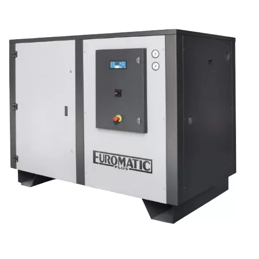 Direct drive Screw Air Compressor 375 CFM , Made in italy Screw Compressor Euromatic MX 100