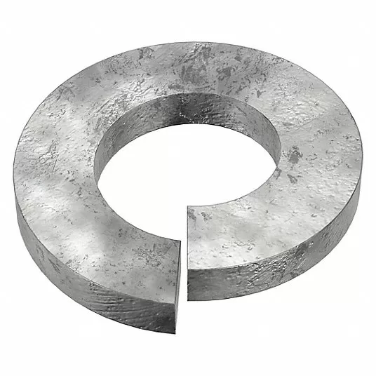 Split Lock Washer, Bolt 1/4, CS, PK100 Split Lock Washer Fabory U37025.025.0001