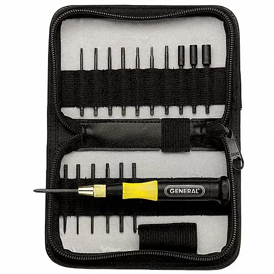 Precision Screwdriver Set, Combo, 18 pcs. Screwdriver Set General 63518