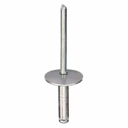 Aluminum Blind Rivet, Type Open End, Size #30, PK 500 Blind Rivet Grainger Approved 5NNU8