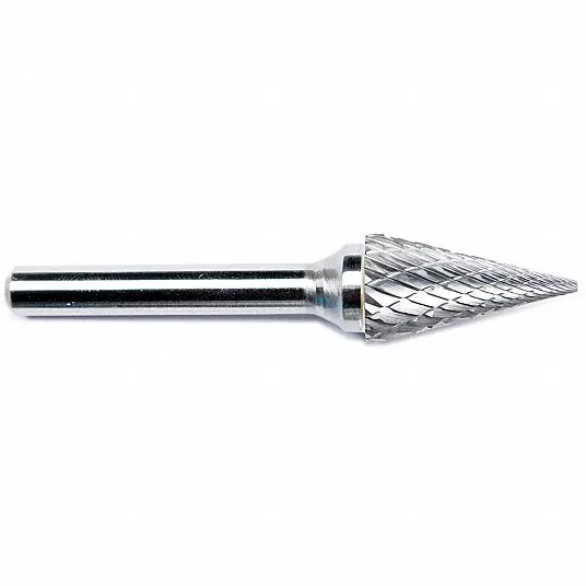 Carbide Bur, Length of Cut 1/2 Inch, Overall Length 1 1/2 Inch, Trade Number SL-42 Carbide Bur Grainger Approved 19D923