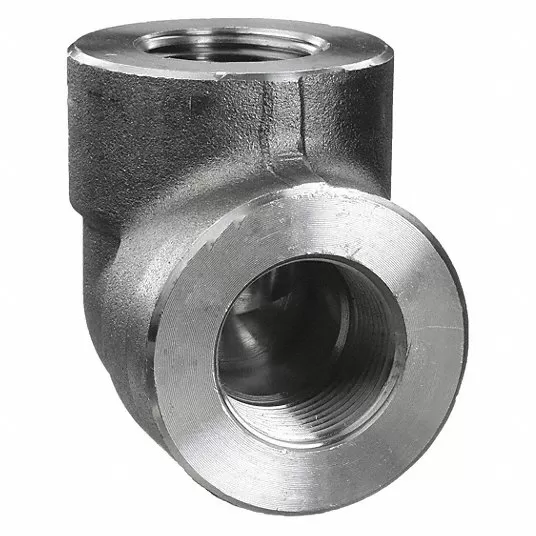 90° Elbow: 1/4Inch x 1/4Inch Fitting Pipe Size, Forged Steel, Class 3000 Elbow Grainger Approved 1MMU2