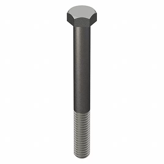 Hex Head Cap Screw: Carbon Steel, Plain, Thread 3/8Inch-16, Head Width 9/16Inch, 10Pcs Hex Head Cap Screw Grainger Approved HXCS.000694.50
