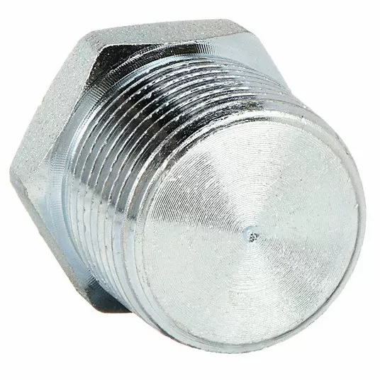 Hex Head Plug, Forged Steel, 1 1/2Inch Pipe Size, Male NPT Hex Head Plug Grainger Approved 1MPN1