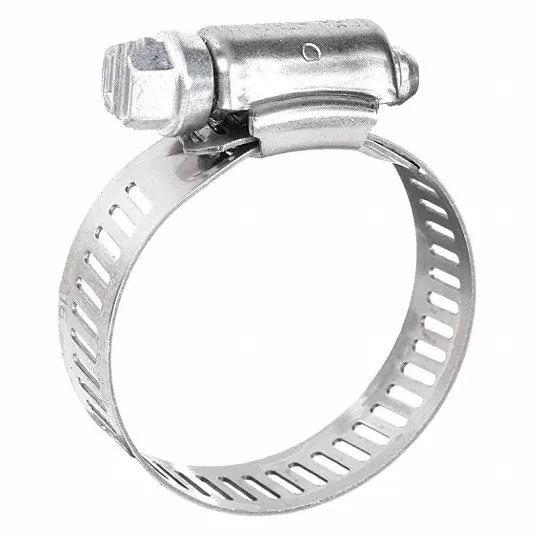 Hose Clamp, 1/2Inch Wide, PK10 Hose Clamp Grainger Approved 5716