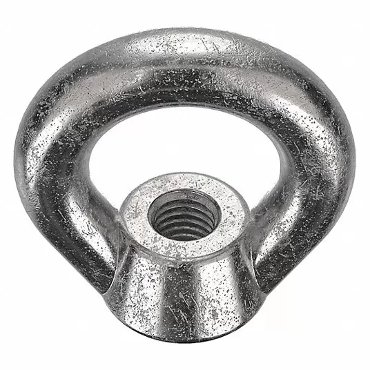 Standard Lifting Eye Nut, M16 x 2mm , Plain A2, Stainless Steel Lifting Eye Nut Grainger Approved 1ZU46