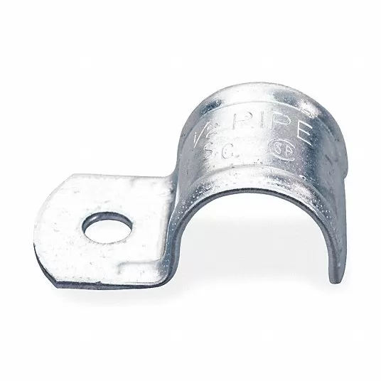 One Hole Conduit Strap, PK 25 One Hole Conduit Strap Grainger Approved 3KF73